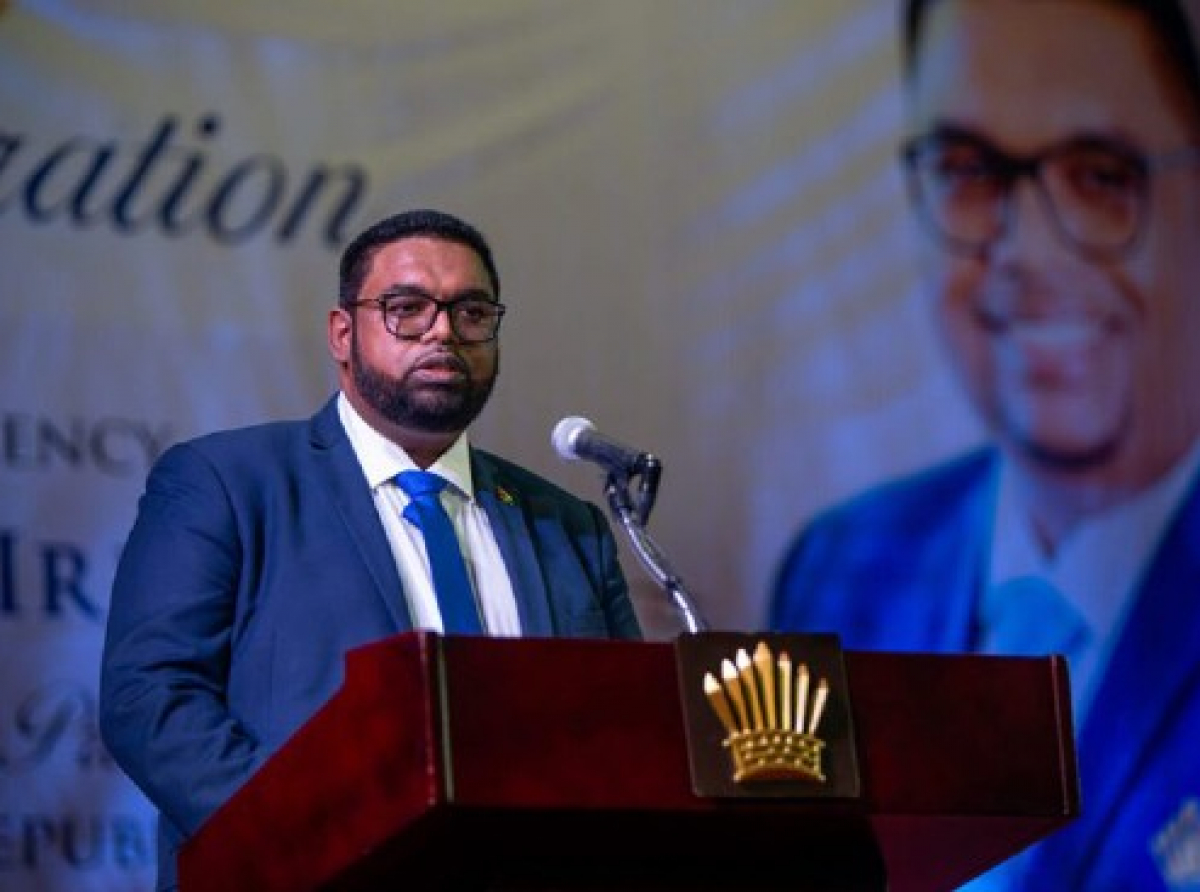 Guyana's President Discusses Key Issues Facing CARICOM Countries During Talks US Vice-President