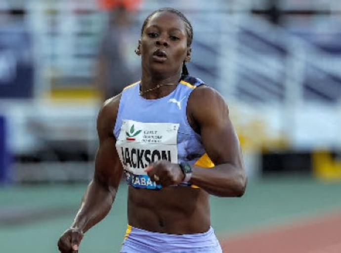 Reigning world champion Shericka Jackson.