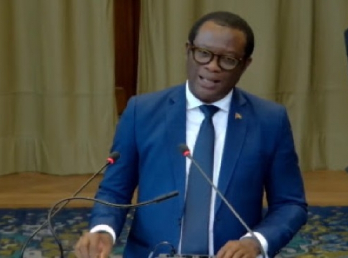 Guyana’s Foreign Affairs and International Cooperation Minister, Hugh Todd, addressing the opening session of the International Court of Justice (ICJ) hearing in the border dispute case with Venezuela.
