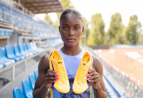 St Lucia sprint darling Julien Alfred running with Puma. (PR photo)