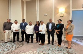 Belizean delegation in Guyana.