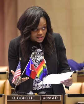 New York State Assembly member and Chair of the Brooklyn Democratic Party, Rodneyse Bichotte Hermelyn