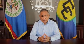 Prime Minister John Briceno. (CARICOM Photo)