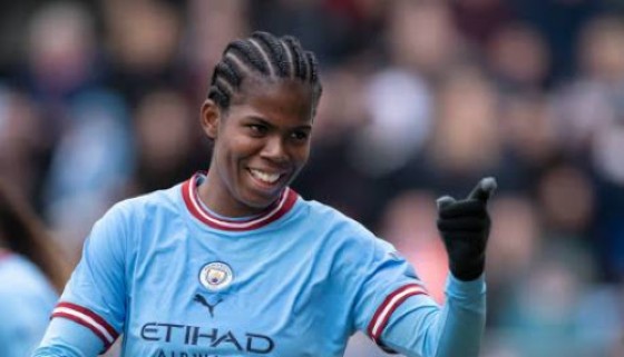 Manchester City’s Reggae Girl Khadija “Bunny” Shaw.