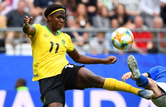 Jamaican international Bunny Shaw.