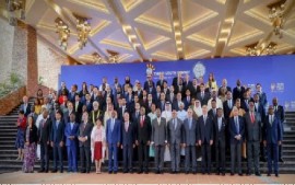 Delegates attending the Third South Summit of the Group of 77 and China in Uganda