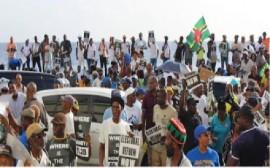 Public attend the ERC rally on Sunday (Photo courtesy Dominica News one Line)