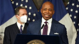 NYC Mayor Eric Adams. (Photo credit: Ed Reed/Mayoral Photography Office)