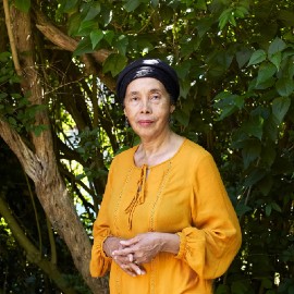 Poet Grace Nichols. (Photograph by Suki Dhanda/The Observer)