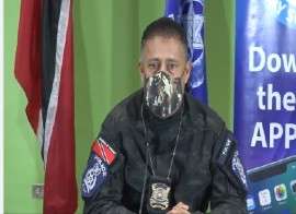 Police Commissioner Gary Griffith at news conference