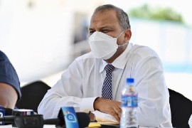 Health Minister Dr. Frank Anthony