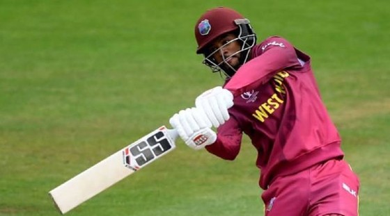 West Indies wicketkeeper-batsman Shai Hope (via Twitter)