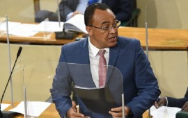 Ministry of Health and Wellness Dr. Christopher Tufton