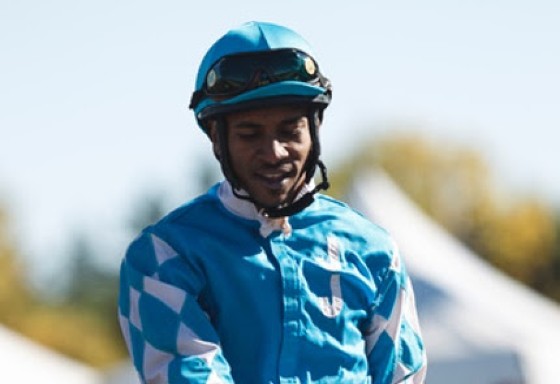 Barbadian jockey Rico Walcott.