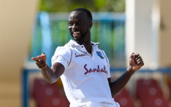 West Indies seamer Kemar Roach.