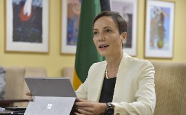 Kamina Johnson Smith, Minister of Foreign Affairs and Foreign Trade.