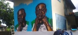 Murals painted in Haiti – warning of dangers at sea
