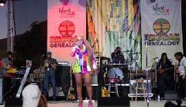 Penthouse / VP Records artist Shuga performs with Code Red Band. (Photo by RJ Deed)