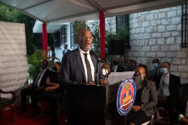 Haiti Prime Minister Ariel Henry in Port-au-Prince in November. (Joseph Odelyn/AP)