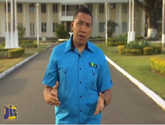 Prime Minister Andrew Holness delivering Labour Day address (JJIS video)