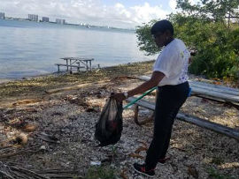 Ms edmonson pick up litter
