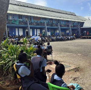 Holland High School in Trelawny, Jamaica, is in dire need of classroom space. Ranked among the top high schools in the country, Holland High opened 15 years ago with a student population of 400. Today, there are nearly 1,100 students with an academic staff of 50. The fifth annual Rafe Cochran Golf Classic Saturday, April 18,  Banyan Cay Resort & Golf, 2300 Presidential Way, West Palm Beach, will fund a new classroom building through Food For The Poor. (Photo/Food For The Poor)