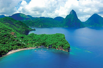St lucia mountain