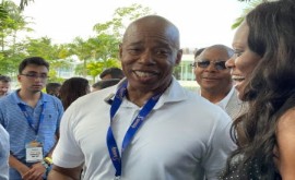 Mayor-elect Eric Adams with Democrat legislator Rodneyse Bichotte Hermelyn (CMC Photo)