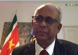 Minister of Foreign Affairs, International Business and International Cooperation Albert Ramdin.