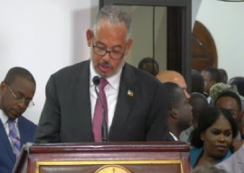 Prime Minister Alix Didier Fils-Aimé.