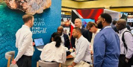 Pictured: Anguilla Delegation and Aviation Stakeholders meet Airline Executives