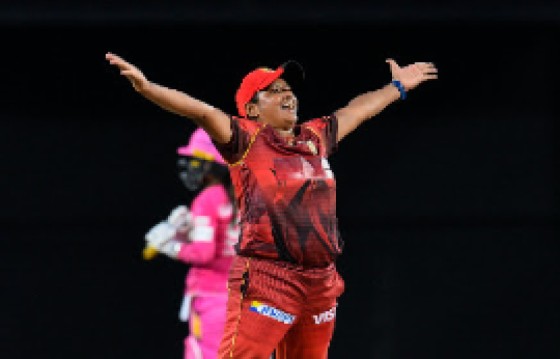 Anisa Mohammed starred with bat and ball for Trinidad and Tobago Women against the Windward Islands Women