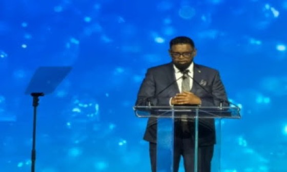 President Irfaan Ali, addressing international energy conference in Houston, Texas.