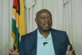 PNCR leader, Aubrey Norton, speaking at news conference on Friday (CMC Photo)