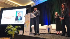 Edmund Bartlett, Jamaica’s Minister of Tourism, received the President’s Award for Caribbean Tourism Excellence last year in Barbados.