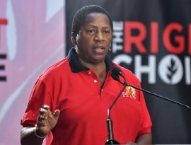 Opposition Leader Penelope Beckles.