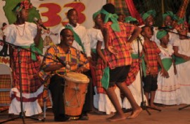 Bele dancing in Dominica (Photo courtesy Division of Culture-Dominica)