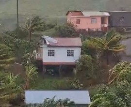 Hurricane Beryl caused roofs to be blown away or badly damaged