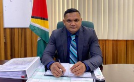 Natural Resources Minister, Vickram Bharrat