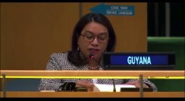 Carolyn Rodrigues-Birkett, Guyana’s Permanent Representative to UN