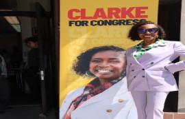 Caribbean-American Democratic Congresswoman, Yvette D. Clarke, launches reelection campaign (CMC Photo)
