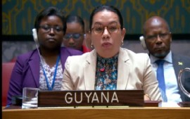 Guyana Ambassador to the United Nations Security Council, Carolyn Rodrigues-Birkett