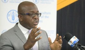 Minister of Agriculture and Fisheries Pearnel Charles Jr.