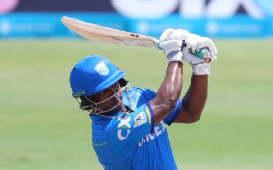 Player-of-the-Match Johnson Charles made 53 against the Barbados Royals.