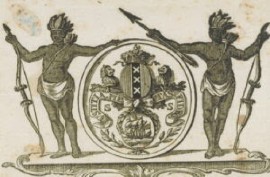 The coat of arms of the colonial Chartered Society of Suriname (File Photo)