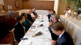 Dr. Joyelle Clarke, at the event organised by the Global Centre for Climate Mobility,