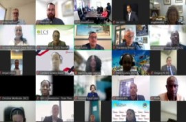 OECS Shore Power project signing ceremony