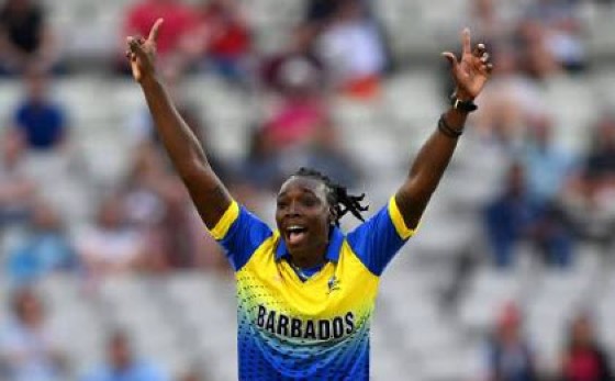Fast bowler Shamilia Connell.