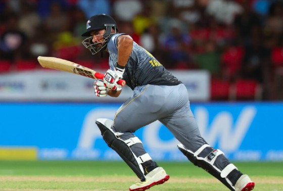Tajinder Singh top-scored for the Falcons with 62. Photo: CPL