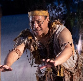 David Heron as Caliban in The Tempest. (Photo courtesy of Bridget Hus)